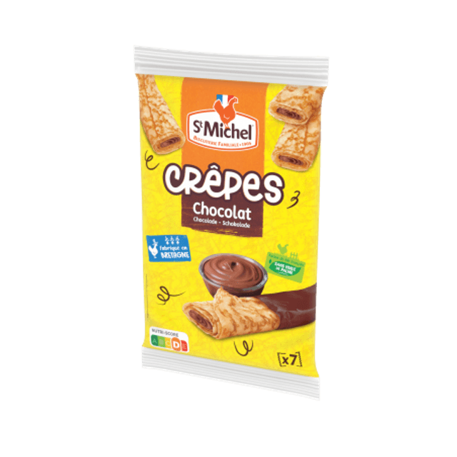 Crêpes Fourrée Chocolat ST MICHEL le paquet de 7 crêpes